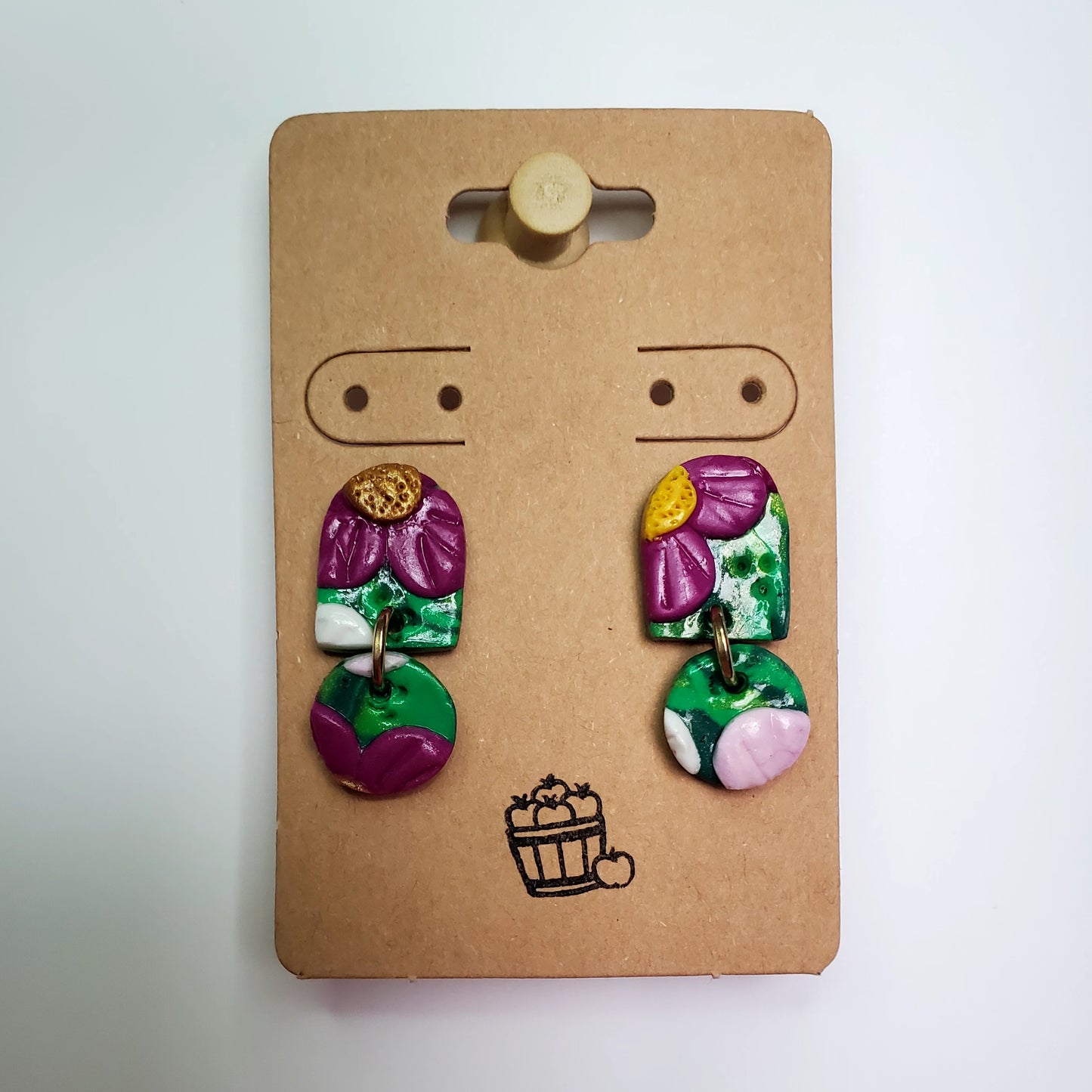 Berry Floral Studs